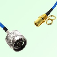 Semi-Flexible Jumper SMB Front Mount Bulkhead Female to N Male Semi-Flexible Jumper SMB Front Mount Bulkhead Female to N Male