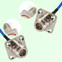 Semi-Flexible Jumper N Female 4 Hole O-Ring 25mm to N Female 4 Hole O-Ring 25mm Semi-Flexible Jumper N Female 4 Hole O-Ring 25mm to N Female 4 Hole O-Ring 25mm