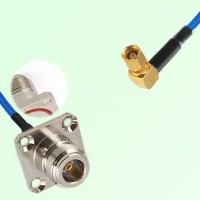 Semi-Flexible Jumper SMC Female Right Angle to N Female 4 Hole with O-Ring 25mm Semi-Flexible Jumper SMC Female Right Angle to N Female 4 Hole with O-Ring 25mm