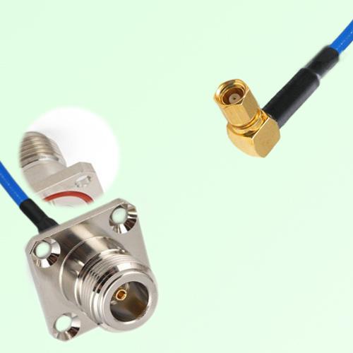 Semi-Flexible Jumper SMC Female Right Angle to N Female 4 Hole with O-Ring 25mm Semi-Flexible Jumper SMC Female Right Angle to N Female 4 Hole with O-Ring 25mm