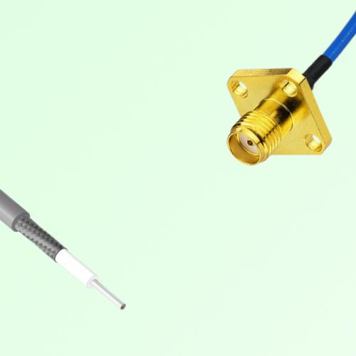 Semi-Flexible Jumper Open-end to SMA Female 4 Hole 12.7x12.7mm Semi-Flexible Jumper Open-end to SMA Female 4 Hole 12.7x12.7mm