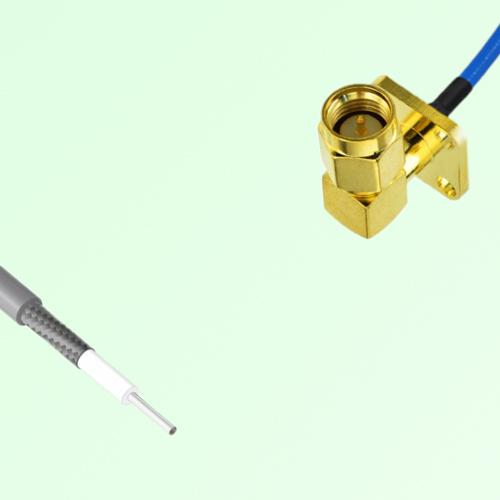 Semi-Flexible Jumper Open-end to SMA Male Right Angle 4 Hole