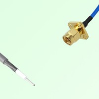 Semi-Flexible Jumper Open-end to SMA Male 4 Hole 12.7x12.7mm Semi-Flexible Jumper Open-end to SMA Male 4 Hole 12.7x12.7mm