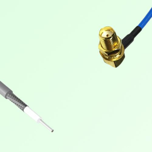 Semi-Flexible Jumper Open-end to SMA Bulkhead Female Right Angle Semi-Flexible Jumper Open-end to SMA Bulkhead Female Right Angle