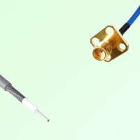 Semi-Flexible Jumper Open-end to SSMA Female 4 Hole 12.7x12.7mm