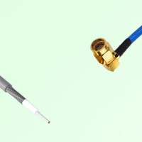 Semi-Flexible Jumper Open-end to SSMA Male Right Angle