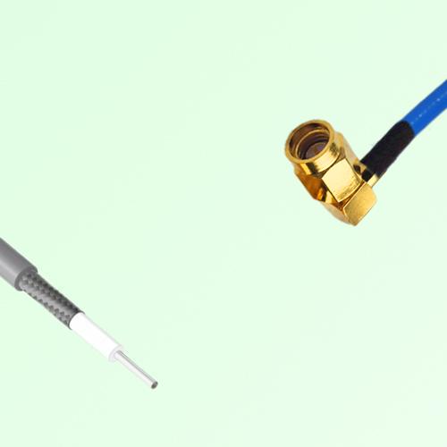 Semi-Flexible Jumper Open-end to SSMA Male Right Angle