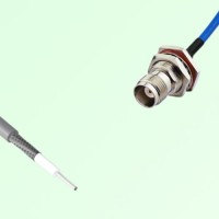 Semi-Flexible Jumper Open-end to TNC Bulkhead Female with O-Ring Semi-Flexible Jumper Open-end to TNC Bulkhead Female with O-Ring