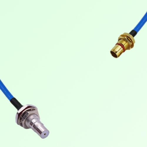 Semi-Flexible Jumper SBMA Bulkhead Male to QMA Bulkhead Female with O-Ring Semi-Flexible Jumper SBMA Bulkhead Male to QMA Bulkhead Female with O-Ring
