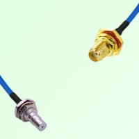 Semi-Flexible SMA Bulkhead Female with O-Ring to QMA Bulkhead Female with O-Ring Semi-Flexible SMA Bulkhead Female with O-Ring to QMA Bulkhead Female with O-Ring