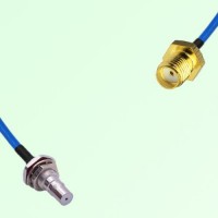 Semi-Flexible Jumper SMA Female to QMA Bulkhead Female with O-Ring Semi-Flexible Jumper SMA Female to QMA Bulkhead Female with O-Ring