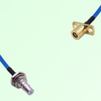 Semi-Flexible Jumper SMB Female 2 Hole to QMA Bulkhead Female with O-Ring Semi-Flexible Jumper SMB Female 2 Hole to QMA Bulkhead Female with O-Ring