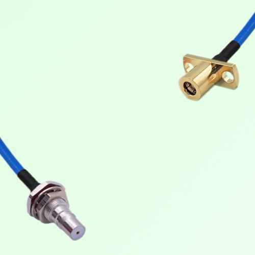 Semi-Flexible Jumper SMB Female 2 Hole to QMA Bulkhead Female with O-Ring Semi-Flexible Jumper SMB Female 2 Hole to QMA Bulkhead Female with O-Ring