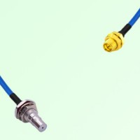 Semi-Flexible Jumper SMP Bulkhead Male to QMA Bulkhead Female with O-Ring Semi-Flexible Jumper SMP Bulkhead Male to QMA Bulkhead Female with O-Ring