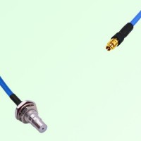 Semi-Flexible Jumper SMPM / SSMP Female to QMA Bulkhead Female with O-Ring Semi-Flexible Jumper SMPM / SSMP Female to QMA Bulkhead Female with O-Ring