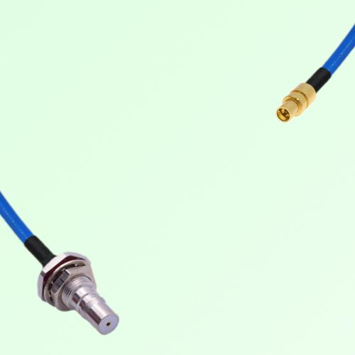 Semi-Flexible Jumper SMPM / SSMP Male to QMA Bulkhead Female with O-Ring Semi-Flexible Jumper SMPM / SSMP Male to QMA Bulkhead Female with O-Ring