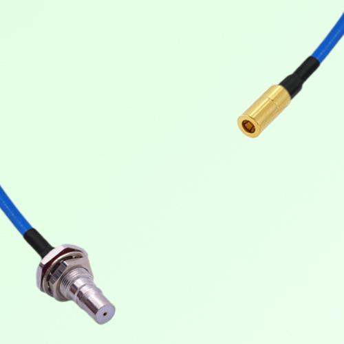 Semi-Flexible Jumper SSMB Female to QMA Bulkhead Female with O-Ring