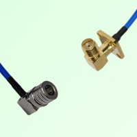 Semi-Flexible Jumper SMA Female Right Angle 4 Hole to QMA Male Right Angle Semi-Flexible Jumper SMA Female Right Angle 4 Hole to QMA Male Right Angle