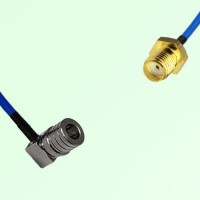 Semi-Flexible Jumper SMA Female to QMA Male Right Angle Semi-Flexible Jumper SMA Female to QMA Male Right Angle