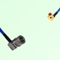 Semi-Flexible Jumper SMP Male Right Angle to QMA Male Right Angle Semi-Flexible Jumper SMP Male Right Angle to QMA Male Right Angle