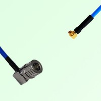 Semi-Flexible Jumper SMPM / SSMP Female Right Angle to QMA Male Right Angle Semi-Flexible Jumper SMPM / SSMP Female Right Angle to QMA Male Right Angle