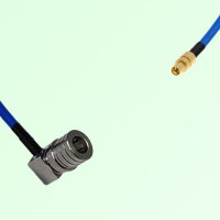 Semi-Flexible Jumper SMPM / SSMP Male to QMA Male Right Angle Semi-Flexible Jumper SMPM / SSMP Male to QMA Male Right Angle