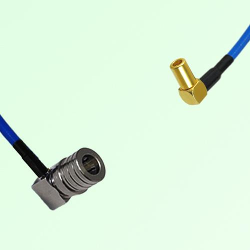 Semi-Flexible Jumper SSMB Female Right Angle to QMA Male Right Angle Semi-Flexible Jumper SSMB Female Right Angle to QMA Male Right Angle