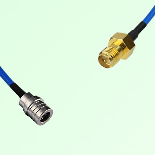 Semi-Flexible Jumper RP SMA Female to QMA Male Semi-Flexible Jumper RP SMA Female to QMA Male