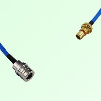 Semi-Flexible Jumper SBMA Bulkhead Male to QMA Male Semi-Flexible Jumper SBMA Bulkhead Male to QMA Male