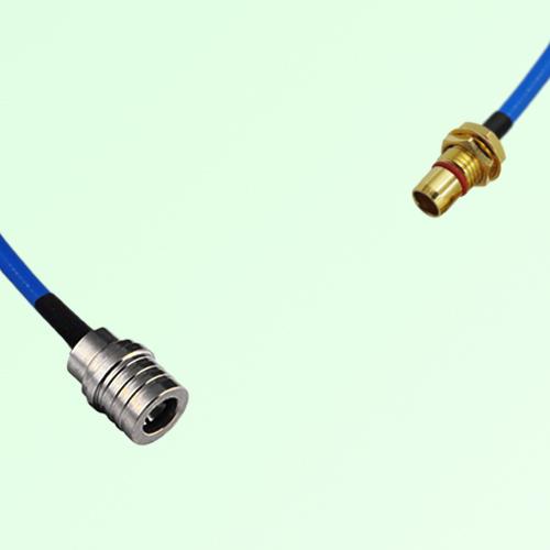 Semi-Flexible Jumper SBMA Bulkhead Male to QMA Male Semi-Flexible Jumper SBMA Bulkhead Male to QMA Male