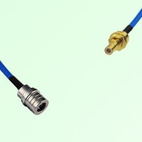 Semi-Flexible Jumper SMB Bulkhead Male to QMA Male Semi-Flexible Jumper SMB Bulkhead Male to QMA Male