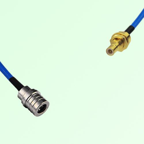 Semi-Flexible Jumper SMB Bulkhead Male to QMA Male Semi-Flexible Jumper SMB Bulkhead Male to QMA Male