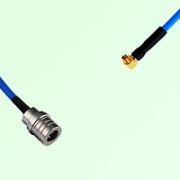 Semi-Flexible Jumper SMPM / SSMP Female Right Angle to QMA Male Semi-Flexible Jumper SMPM / SSMP Female Right Angle to QMA Male