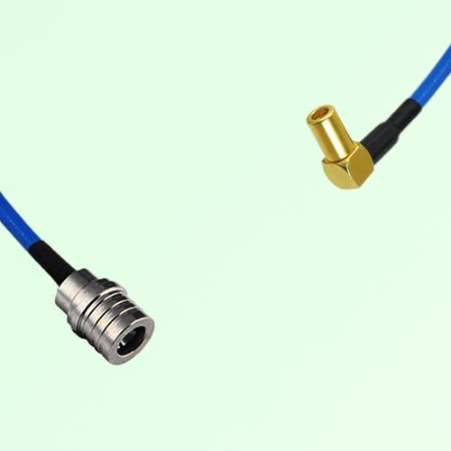 Semi-Flexible Jumper SSMB Female Right Angle to QMA Male Semi-Flexible Jumper SSMB Female Right Angle to QMA Male