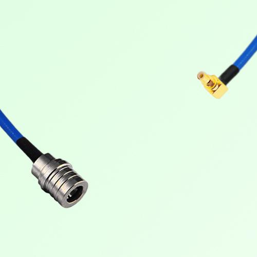 Semi-Flexible Jumper SSMC Male Right Angle to QMA Male Semi-Flexible Jumper SSMC Male Right Angle to QMA Male