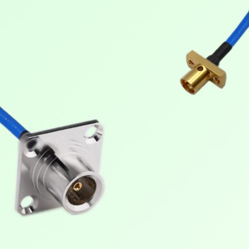 Semi-Flexible Jumper SMP Male 2 Hole to QN Female 4 Hole 25x25mm