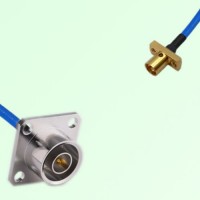 Semi-Flexible Jumper SMP Male 2 Hole to QN Male 4 Hole 25x25mm