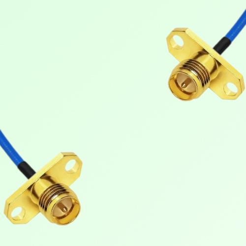 Semi-Flexible Jumper RP SMA Female 2 Hole to RP SMA Female 2 Hole Semi-Flexible Jumper RP SMA Female 2 Hole to RP SMA Female 2 Hole