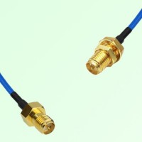 Semi-Flexible Jumper RP SMA Bulkhead Female to RP SMA Female