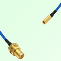 Semi-Flexible Jumper SSMB Female to RP SMA Bulkhead Female