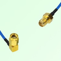 Semi-Flexible Jumper RP SMA Female to RP SMA Male Right Angle