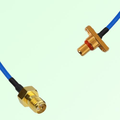 Semi-Flexible Jumper SBMA Male 2 Hole Flange Mount to RP SMA Female Semi-Flexible Jumper SBMA Male 2 Hole Flange Mount to RP SMA Female