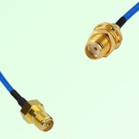 Semi-Flexible Jumper SMA Bulkhead Female to RP SMA Female