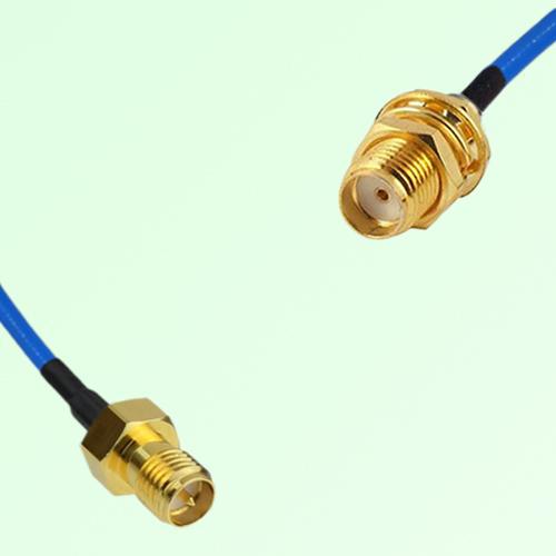 Semi-Flexible Jumper SMA Bulkhead Female to RP SMA Female