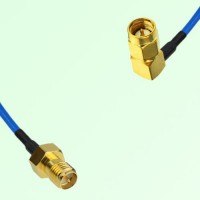 Semi-Flexible Jumper SMA Male Right Angle to RP SMA Female