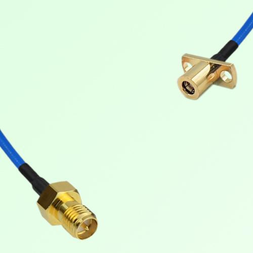 Semi-Flexible Jumper SMB Female 2 Hole Flange Mount to RP SMA Female Semi-Flexible Jumper SMB Female 2 Hole Flange Mount to RP SMA Female