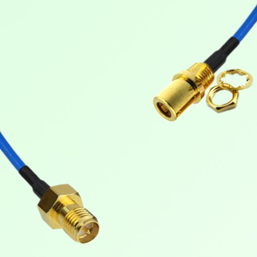 Semi-Flexible Jumper SMB Front Mount Bulkhead Female to RP SMA Female Semi-Flexible Jumper SMB Front Mount Bulkhead Female to RP SMA Female