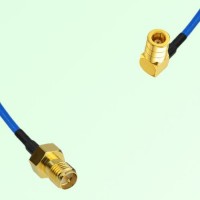Semi-Flexible Jumper SMB Female Right Angle to RP SMA Female