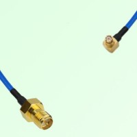 Semi-Flexible Jumper SMP Female Right Angle to RP SMA Female