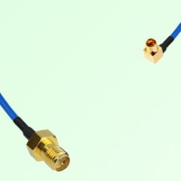 Semi-Flexible Jumper SMP Male Right Angle to RP SMA Female